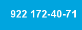 922 172-40-71